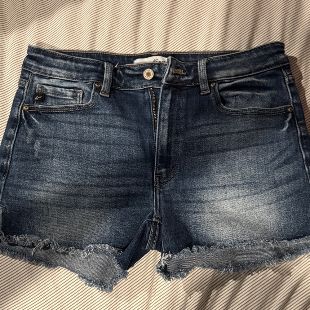 KanCan Dark Blue Jean Shorts